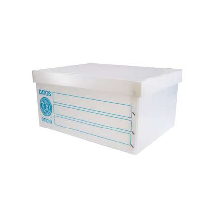 Caja geo archivo plastica oficio