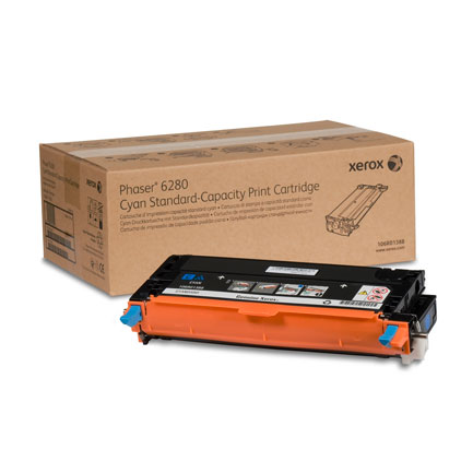 Toner xerox cyan phaser 6280 cap estandar