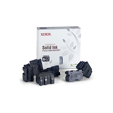 Toner xerox phaser 8860 negro c/6 sticks