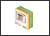 MINI CUBO MAE PASTEL 4 COLORES 240 HJS 2X2"