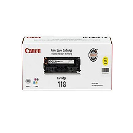 Toner canon 118 amarillo