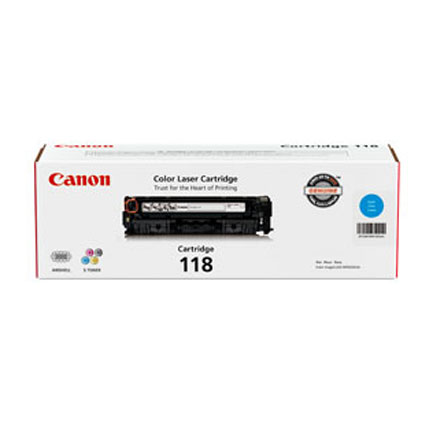Toner canon 118 cyan para imageclass series lbp7200cdn / lbp7660cdn / mf8350cdn / mf8380cdw / mf8580cdw / mf726cdw / m
