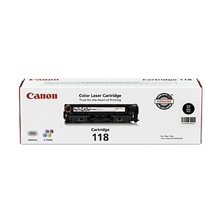 Toner canon 118 negro para imageclass series lbp7200cdn / lbp7660cdn / mf8350cdn / mf8380cdw / mf8580cdw / mf726cdw /