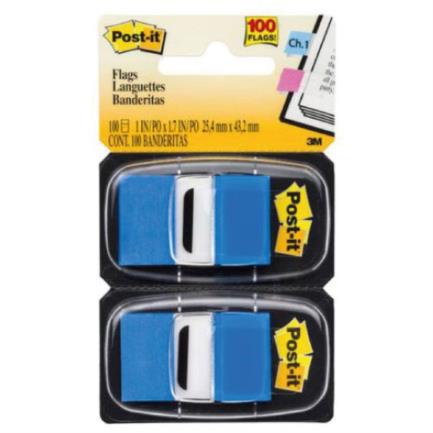 Banderitas 3m 680-be2 azul estuche doble con 50 c/u caja c/6 estuches