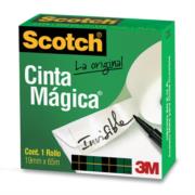 Cinta 3m magica adhesiva 810 18x65 pza