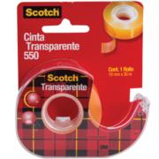 Cinta scotch 3m 550 0.19x30m con despachador