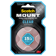 Cinta de Montaje 3M Modelo 410HDC Transparente 25.4 mm x 1.5 m - Vista 3