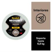 Cinta Montaje 3M Interiores 110H-Long-DC 19mmx8.89m en Display Case - Vista 10