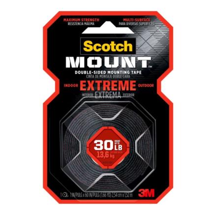 Cinta Montaje 3M Extrema Scotch-Mount 414H 2.54cmx1.52m