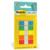 Banderitas 3M Post-it 683-5CF Colores Primarios 12mmx43mm 5 Blocks C/20 Banderitas - Vista 3