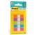 Banderitas 3M Post-it 683-5CB Autoadheribles Neón 12mmx43mm 5 Blocks C/20 Banderitas - Vista 3