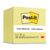 Notas adhesivas 3m post it 3x3 con 100 hojas paquete c/6 block color amarillo