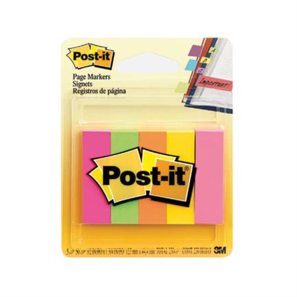 Separadores 3m colores neon 5 colores c/12