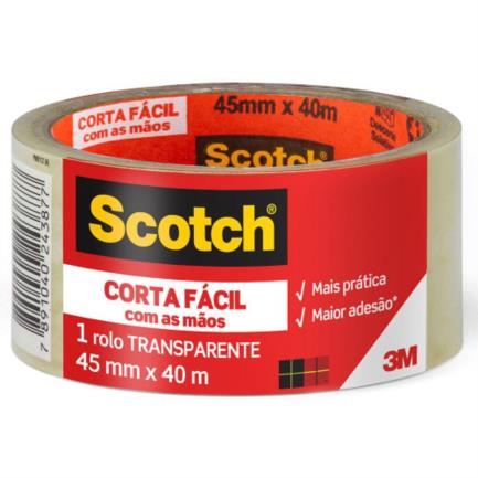 Cinta sctoch 3m adhesiva corta f&aacute;cil 45mmx40m