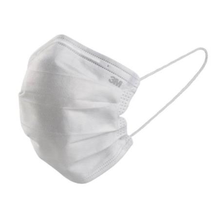 3MPCURAB003 - Mascarilla 3M Desechable 3 Capas Color Blanco Caja C/50 Pzas