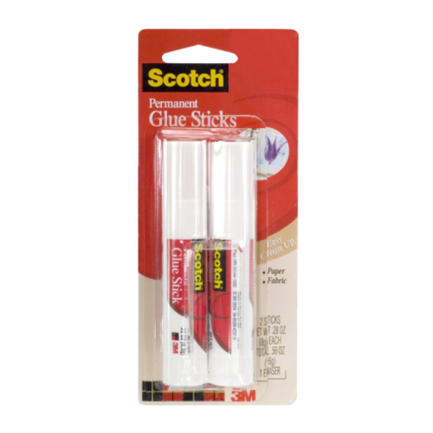 Lapiz adhesivo 3m 6008-2 scotch twin pack .28 oz c/6 blister de 2 pzas