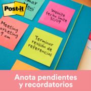 Notas Adhesivas 3M Post It Cubo Neón 3x3 400 Hojas - Vista 8