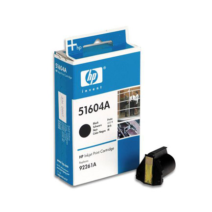 Tinta hp negro think jet papel normal quiet jet