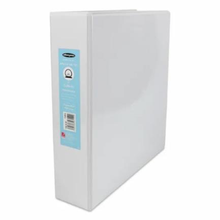 Carpeta acco brillante 2" aro "o" carta color blanco