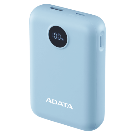 Power Bank Adata 10000mAh Digital PC10022 Azul - Vista 2