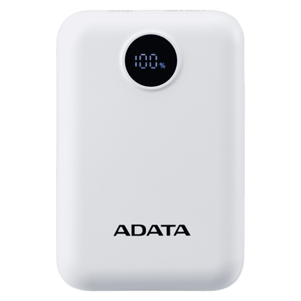 Power bank adata 10000mah digital pc10022 blanco