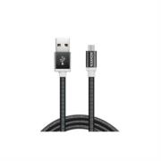 Cable adata tejido usb-v8 100cm color negro