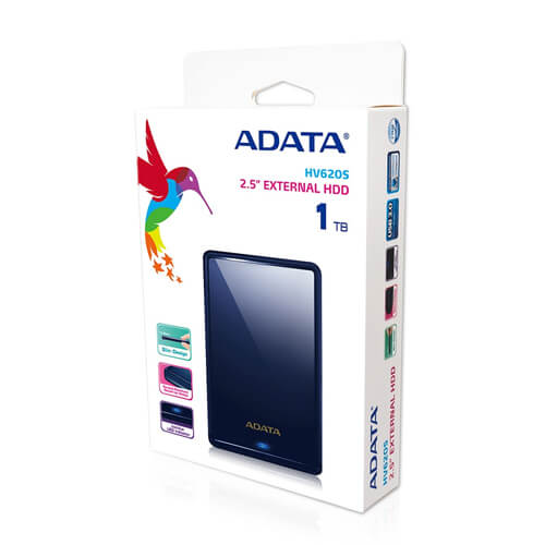 Disco Duro Externo Adata 1TB HV620S 2.5" Micro USB-B 3.0 Azul Resistente a Golpes - Vista 5