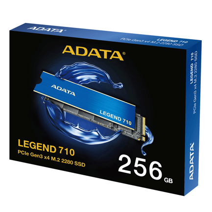 Unidad de Estado Solido SSD Adata 256GB Legend 710 Nvme M.2 1.000MB/s Escritura 2400 MB/s Lectura PCI Express 3