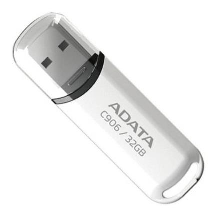 Memoria usb adata c906 flash 32gb color blanco