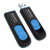 Memoria Adata USB 256GB UV128 3.2 Negro con Azul
