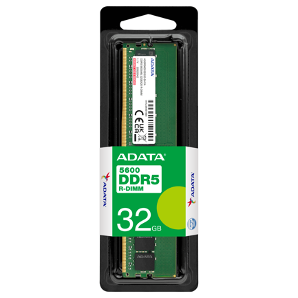 Memoria ram adata de 32gb ddr5 r-dimm 5600mhz cl46