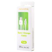 Cable adata lightning usb-a 2.0 1m color blanco