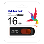 Memoria USB Adata C008 16 GB Color Negra-Roja - Vista 5