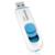 Memoria USB Adata C008 32 GB Color Blanca-Azul - Vista 2