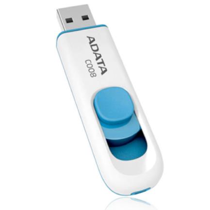 Memoria usb adata c008 32 gb color blanco-azul