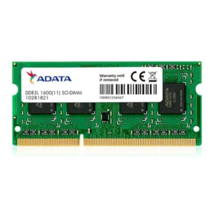 Memoria ram 8gb ddr3l sodimm adata premier 1600mhz cl11 204pin 1.35v