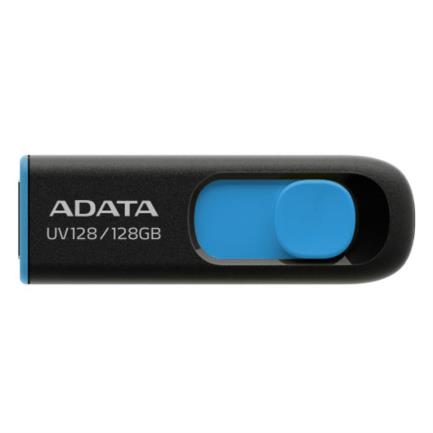 Memoria usb adata uv128 128 gb 3.2 color negro-azul