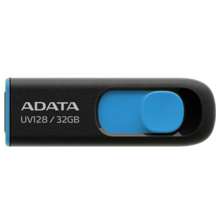 Memoria usb adata uv128 32 gb 3.2 color negro-azul