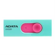 Memoria USB Adata 32 GB UV220 2.0 Color Turquesa-Rosa - Vista 2