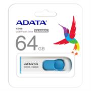 Memoria USB Adata C008 64GB 2.0 Color Blanco-Azul - Vista 5