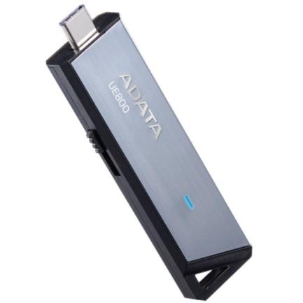 Memoria USB Adata 256 GB UE800 Flash Drive Tipo C 3.2 Color Plata Metálica - Vista 4