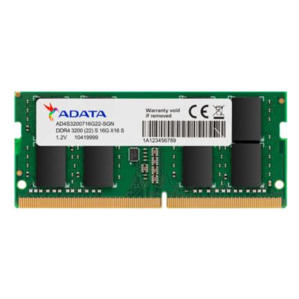Memoria RAM 8GB DDR4 SO-DIMM Adata 3200Mhz