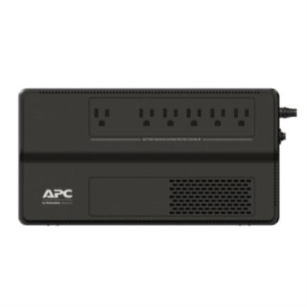 Ups apc bv 1000va/600w avr 120v batería plomo 6 contactos color negro