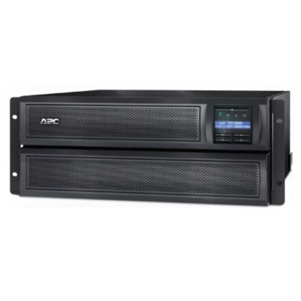 Ups apc smart x 2000va/1800w 4u rack/torre pantalla lcd 100-127v 10 salidas color negro
