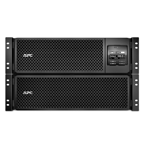Ups apc 10 kva/10 kw rack 6u 208 v 4 salidas l6-30r nema tarjeta de red+smartslot autonomia extendida