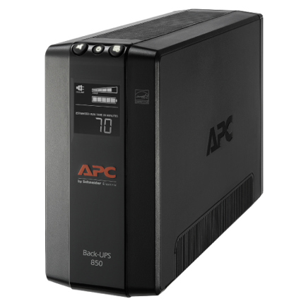 Unidad Back UPS APC Pro BX 850 VA 8Tomas de Salida AVR Interfaz LCD LAM 60 Hz - Vista 7