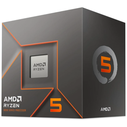 Procesador AMD Ryzen 5 8400F 4.2GHz 16MB 65W 6 Cores 12 Threads Socket AM5 sin Gráficos con Disipador