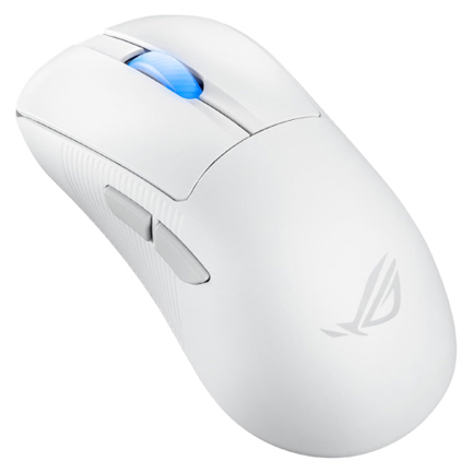 Mouse Asus Inalámbrico Gamer P714 ROG Keris II Ace 42000 DPI USB 2.0 Tipo C RF 2.4GHz BT 5.1 Color Blanco - Vista 3