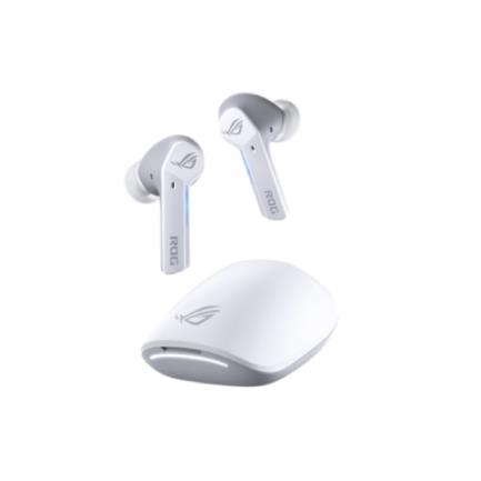 AJCAUDAB001 - Audifonos Inalambricos Asus ROG CETRA TRUE WIRELESS/WHITE BT5.0 USB-C con Mic IPX4 Virtual 7.1 para PC MAC Android iOS