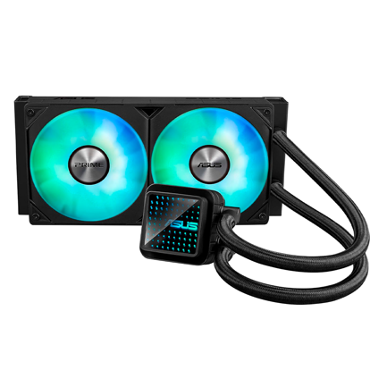 Enfriamiento Asus Liquido Prime LC 240 ARGB 2x120mm  600-2200RPM  Negro